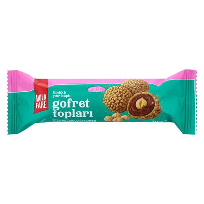 Wildfare Crispy Hazelnut & Cocoa Wafer Balls with Whole Hazelnut 30g by Beauty Care Bag