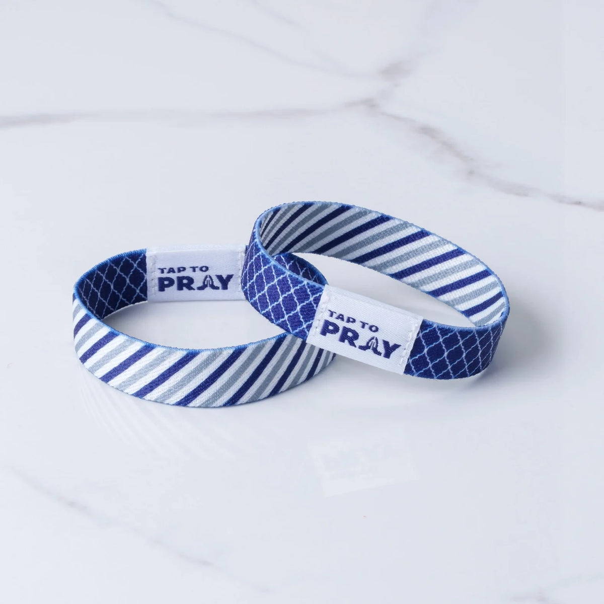 Graphite & Ink Tap to Pray Wristband by Rust & Cinder