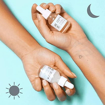 SVR Ampoule Refresh: Anti-Wrinkle Eye Cream - Reduce Fine Lines, Moisturize & Refresh Sensitive Skin - Caffeine + Metal Applicator by Beauty Care Bag