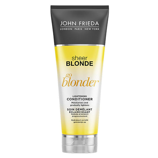 John Frieda Go Blonder Blonde Hair Care Product - Ammonia-Free, Peroxide-Free, Daily Moisturizer for Sun-Kissed Hair Effect by Beauty Care Bag