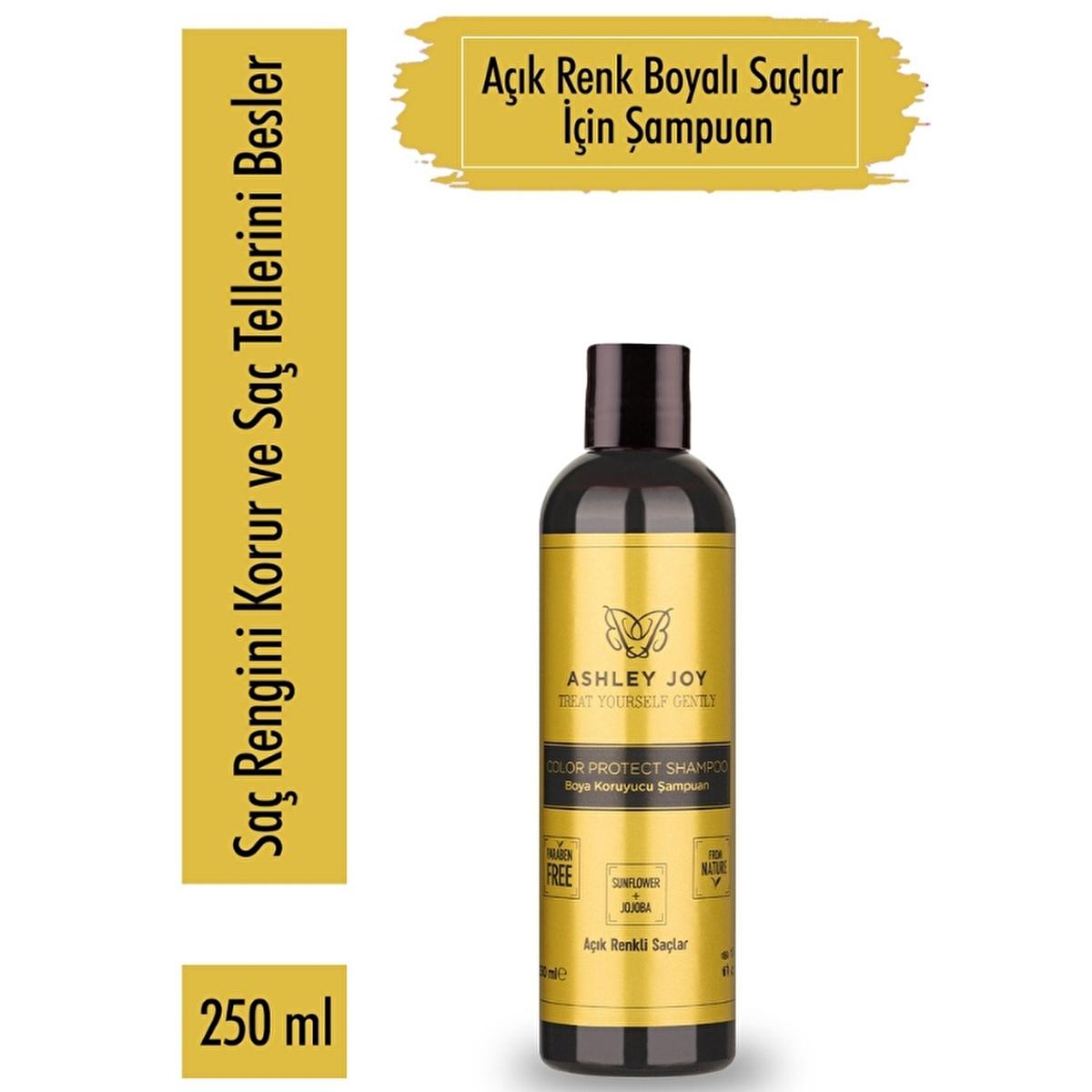 Ashley Joy Color Protecting Shampoo for Blonde, Highlighted Hair | Sunflower & Jojoba | Repair & Shine | Extend Color Vibrancy by Beauty Care Bag
