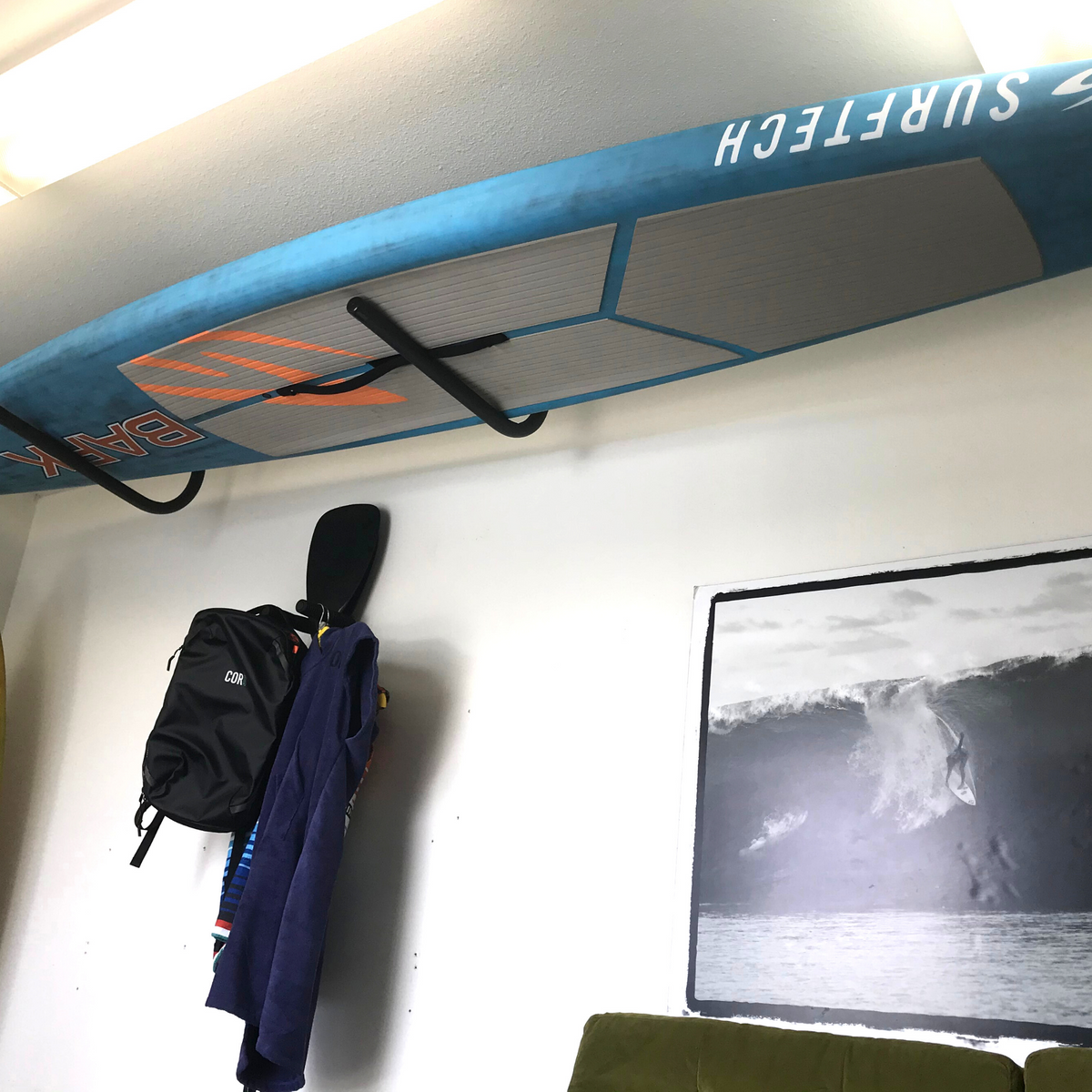 SUP Ceiling or Wall Storage Rack | Longboard & Paddleboard Mount by COR Surf
