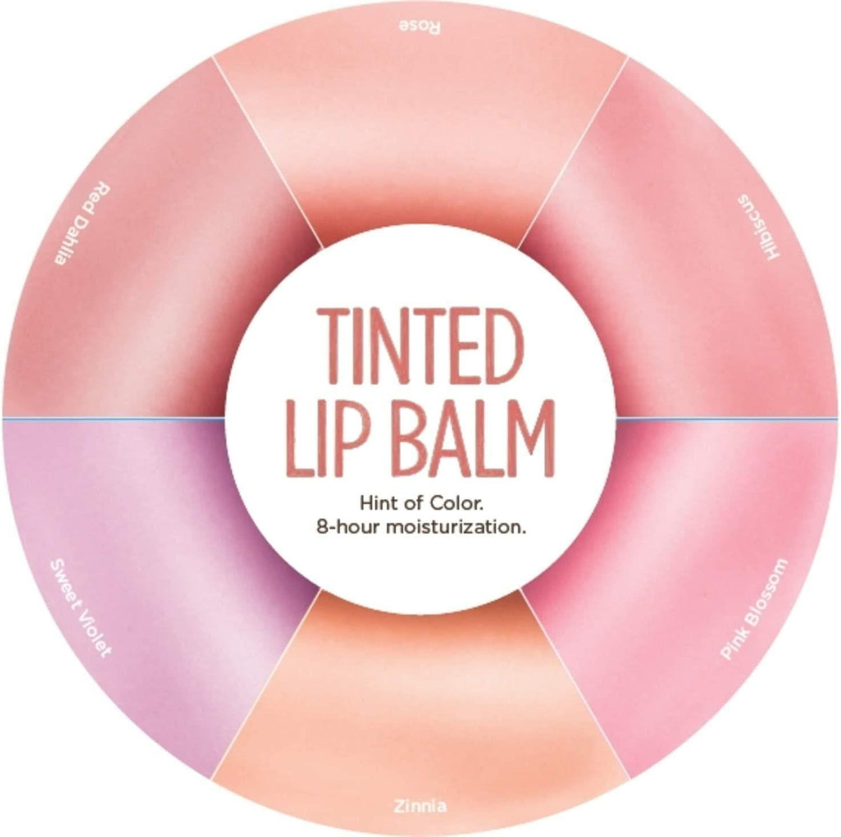 Burts Bees Rose Tinted Lip Balm - Moisturizing Natural Lip Care for Dry, Cracked Lips - Red Lip Tint & Daily Hydration by Beauty Care Bag