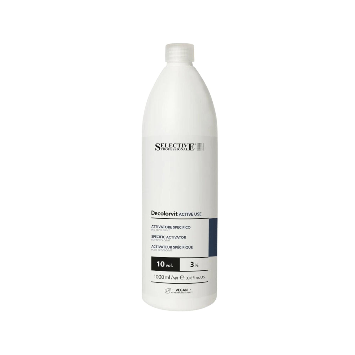 Selective Professional Decolorvit Active Use 10 Vol Developer 1000ml by Beauty Care Bag