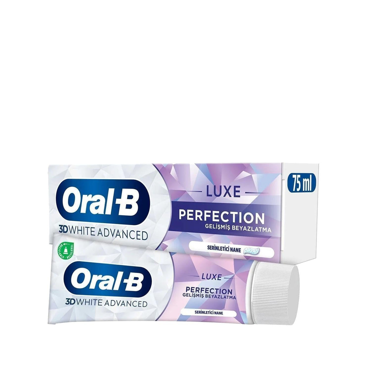 Oral-B Oral-B Pro 3D White Advanced Luxe Perfection Toothpaste - Advanced Whitening, 75ml by Beauty Care Bag