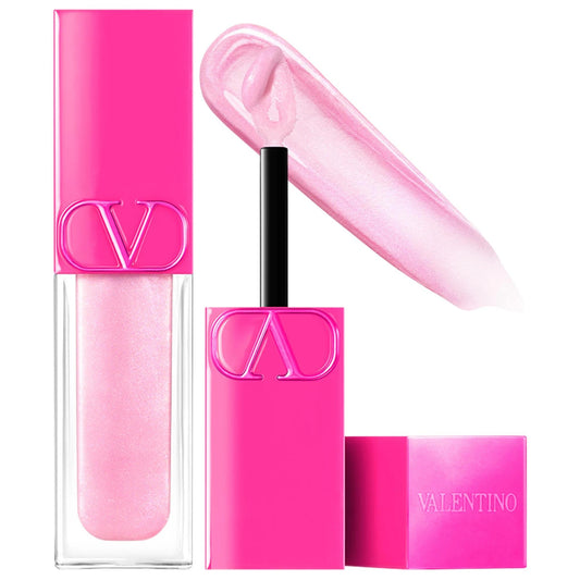 Valentino Puffer Complex Lip Plumper Gloss: Achieve Fuller, Hydrated, Smooth Lips with Iridescent Shine - Gentle Formula for Sensitive Lips by Beauty Care Bag