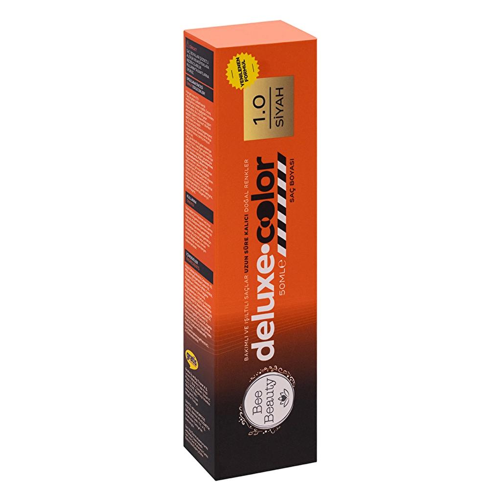 Bee Beauty Hair Color Cream Tube 1.0 Black for Rich Color 50 ml by Beauty Care Bag