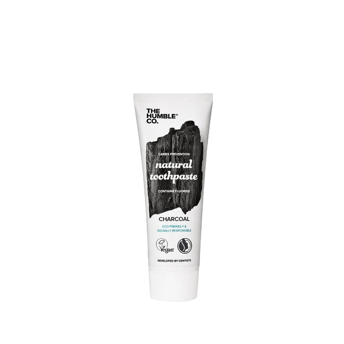 Humble Charcoal Toothpaste 75 ml - Natural Teeth Whitening by Beauty Care Bag