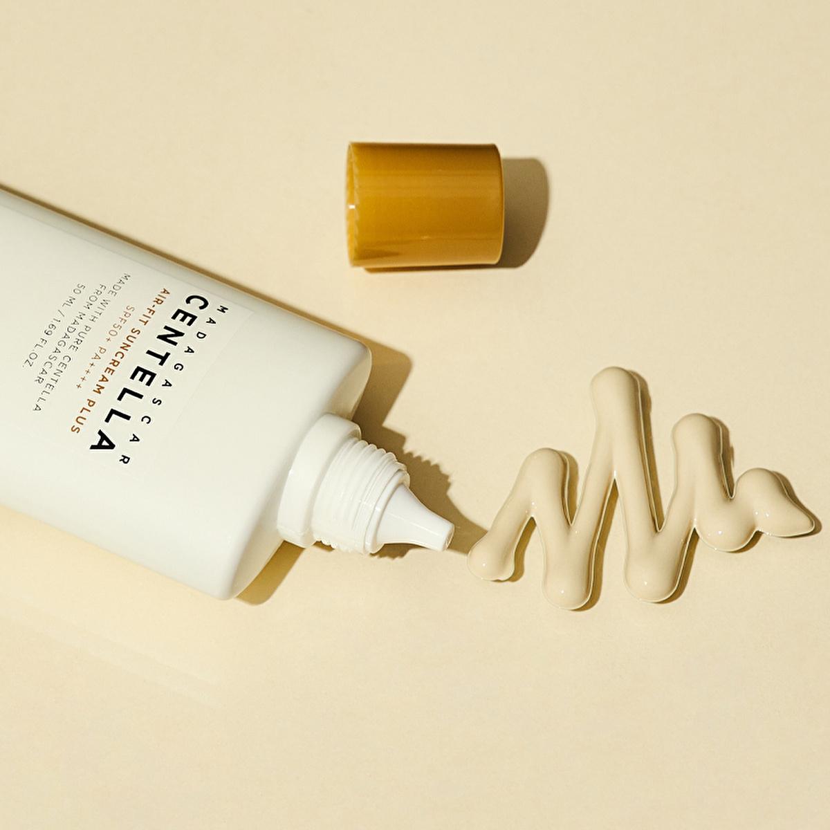 Skin1004 Madagascar Centella SPF 50+ PA++++ Air-Fit Sunscreen | Sensitive Skin UVA/UVB Protection, Non-Greasy, Brightening & Soothing by Beauty Care Bag