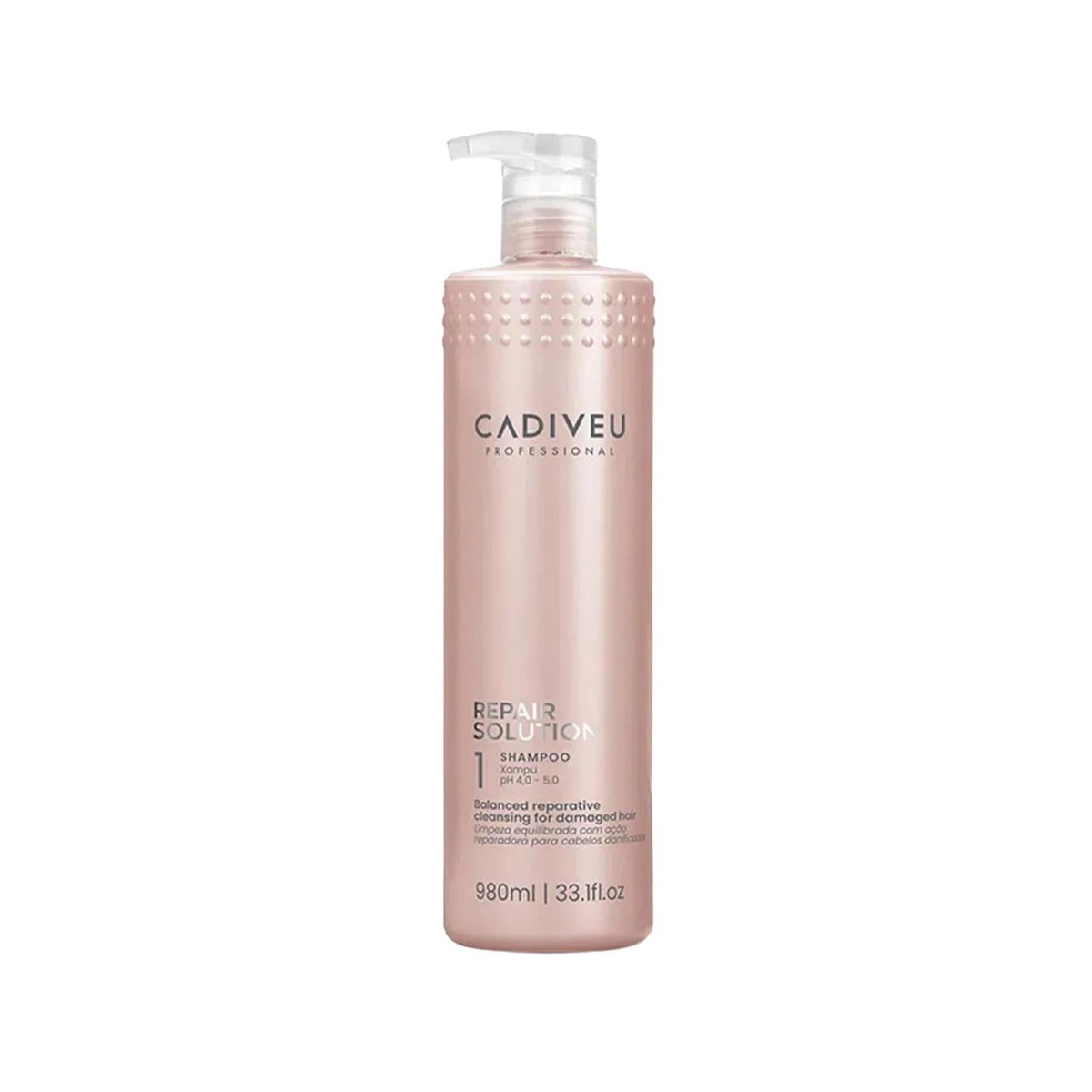 Cadiveu Repair Solution Shampoo 980ml - Large Capacity Hair Repair Shampoo for Damaged HairShampooTorqelo.com