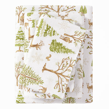 Turkish Cotton Flannel Sheet - Lakeview Collection by Great Bay Home