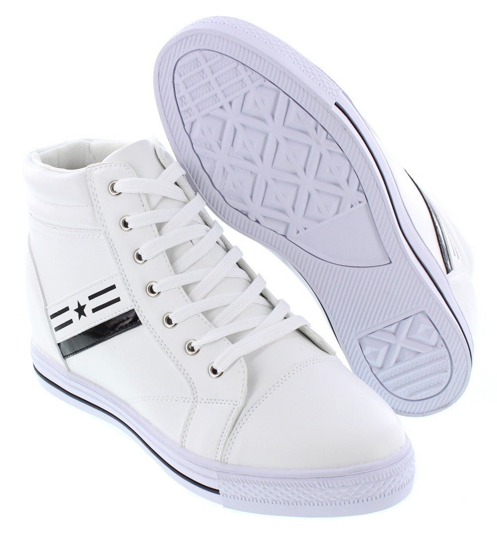 CALDEN High-Top Elevator Sneakers - Three Inches - K107222Sneakers / AthleticsTorqelo.com
