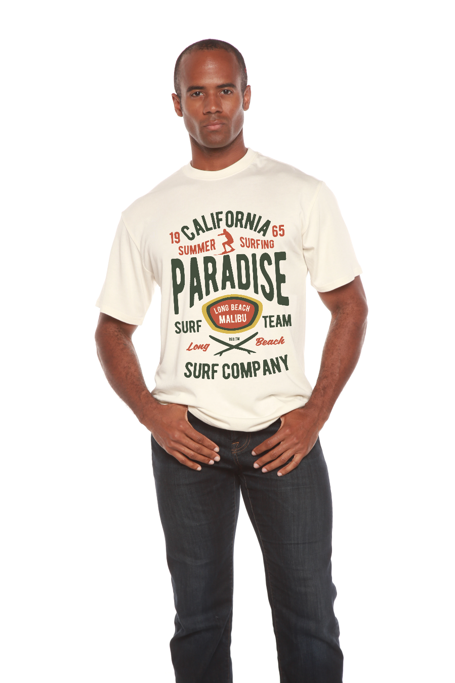 California Summer Surfing graphic t-shirt – view 6