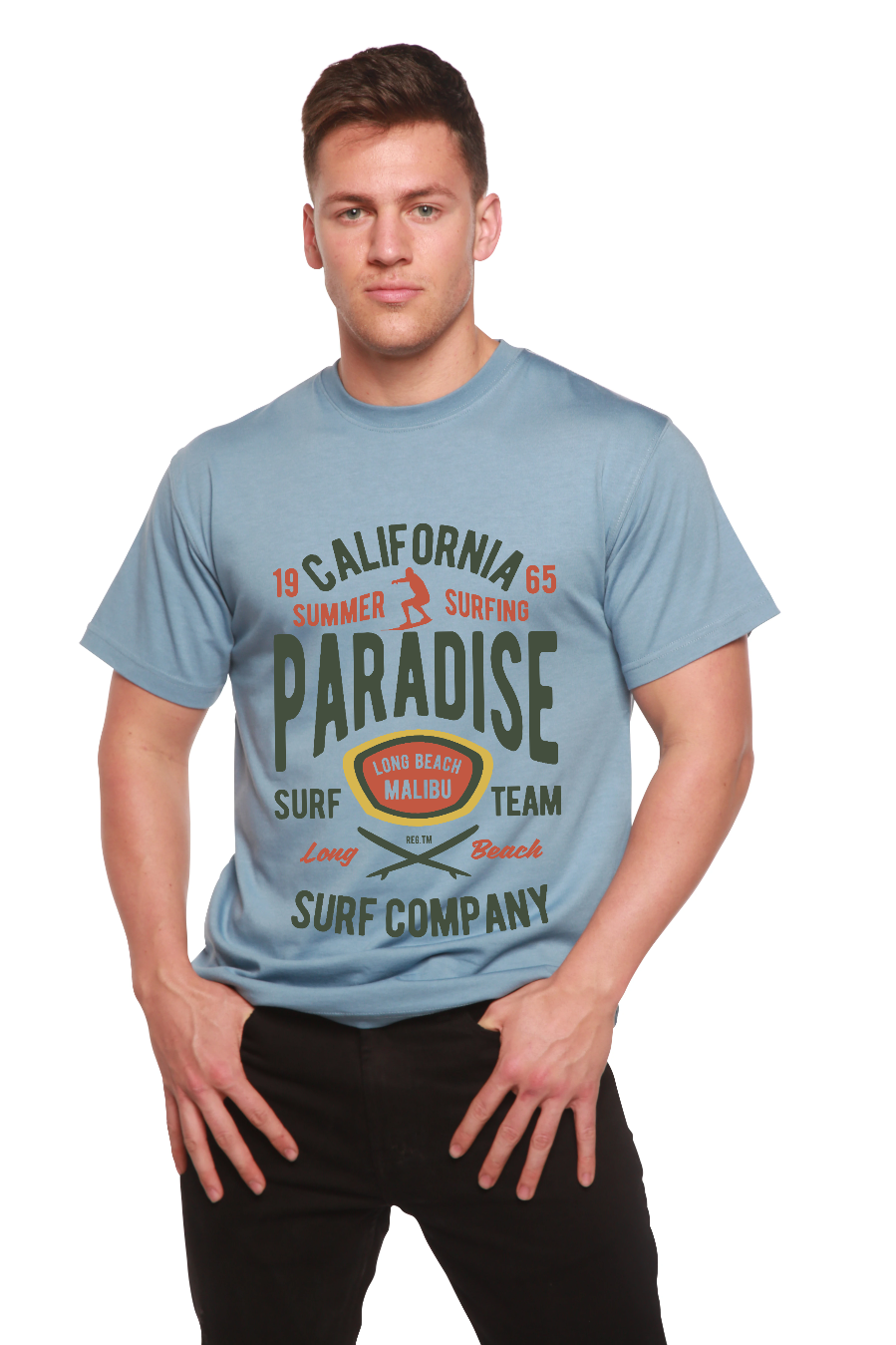 California Summer Surfing graphic t-shirt – view 12