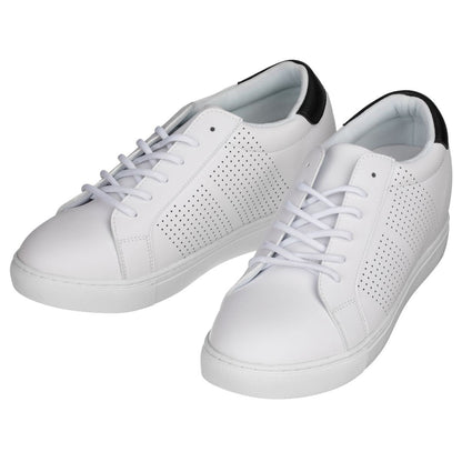 CALTO 2.6-Inch Taller White Elevator Sneakers H0833Sneakers / AthleticsTorqelo.com