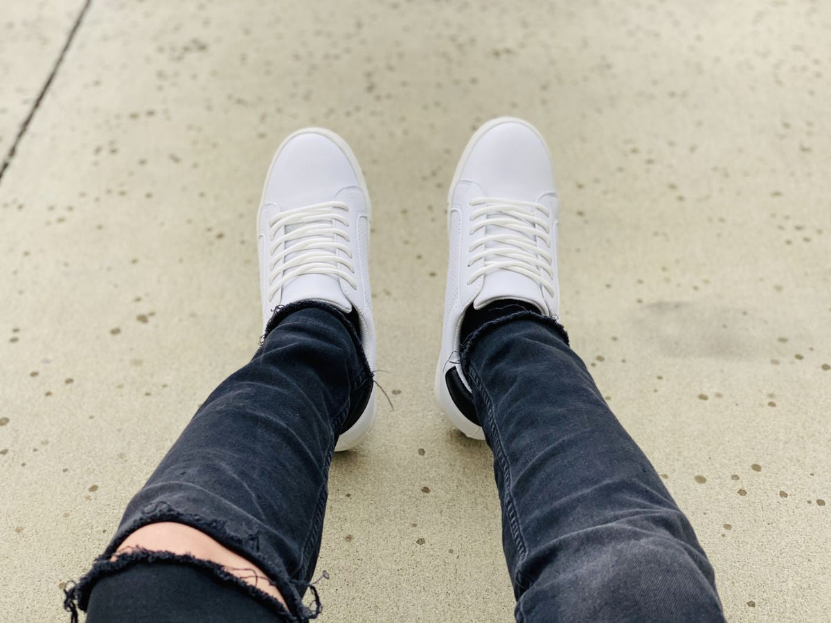 CALTO 2.6-Inch Taller White Elevator Sneakers H0833Sneakers / AthleticsTorqelo.com