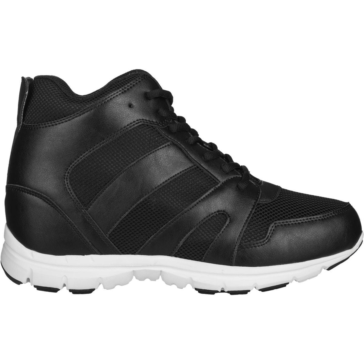 CALTO 4-Inch Taller Men's Black Elevator Sneakers - G3330Sneakers / AthleticsTorqelo.com