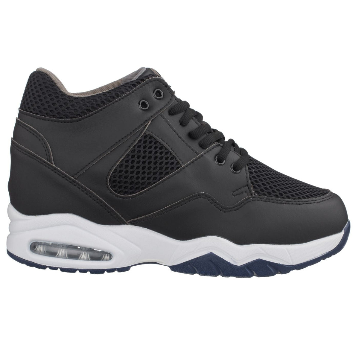 CALTO Black Elevator Sneakers - 3.4 Inches - H329082Sneakers / AthleticsTorqelo.com