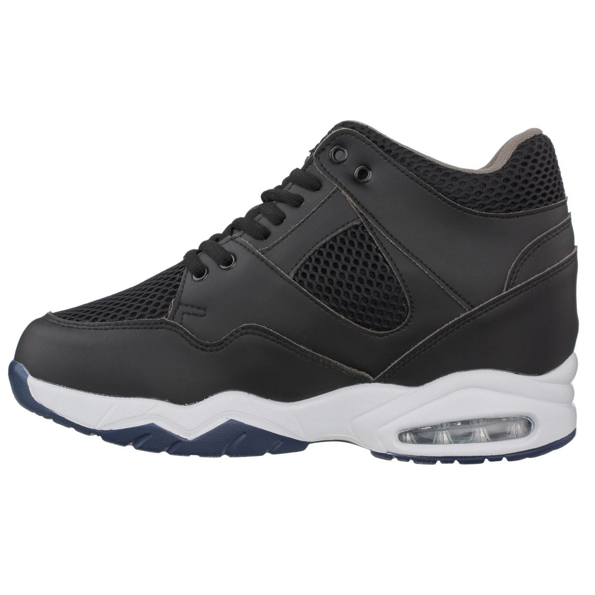 CALTO Black Elevator Sneakers - 3.4 Inches - H329082Sneakers / AthleticsTorqelo.com