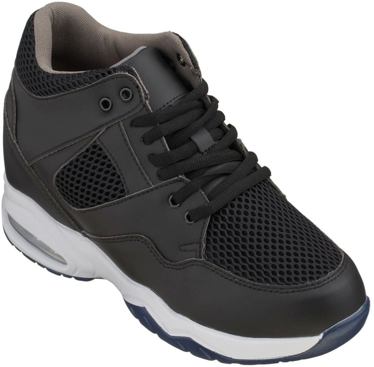 CALTO Black Elevator Sneakers - 3.4 Inches - H329082Sneakers / AthleticsTorqelo.com