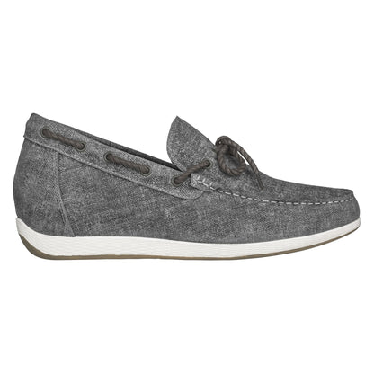 CALTO Denim Grey Boat Shoes - 2.4 Inches - S1101CasualTorqelo.com