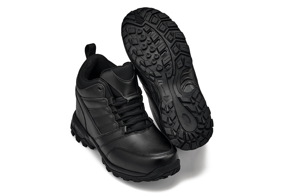 CALTO FD003 - 4.5-Inch Height Increase Shoes (Black) - LightweightSneakers / AthleticsTorqelo.com