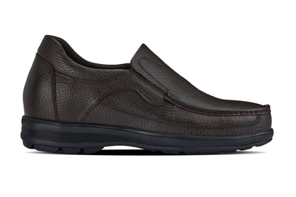 CALTO - G1823 - 3 Inches Taller (Brown) - Lightweight Slip-On Loafer Dress ShoesCasualTorqelo.com