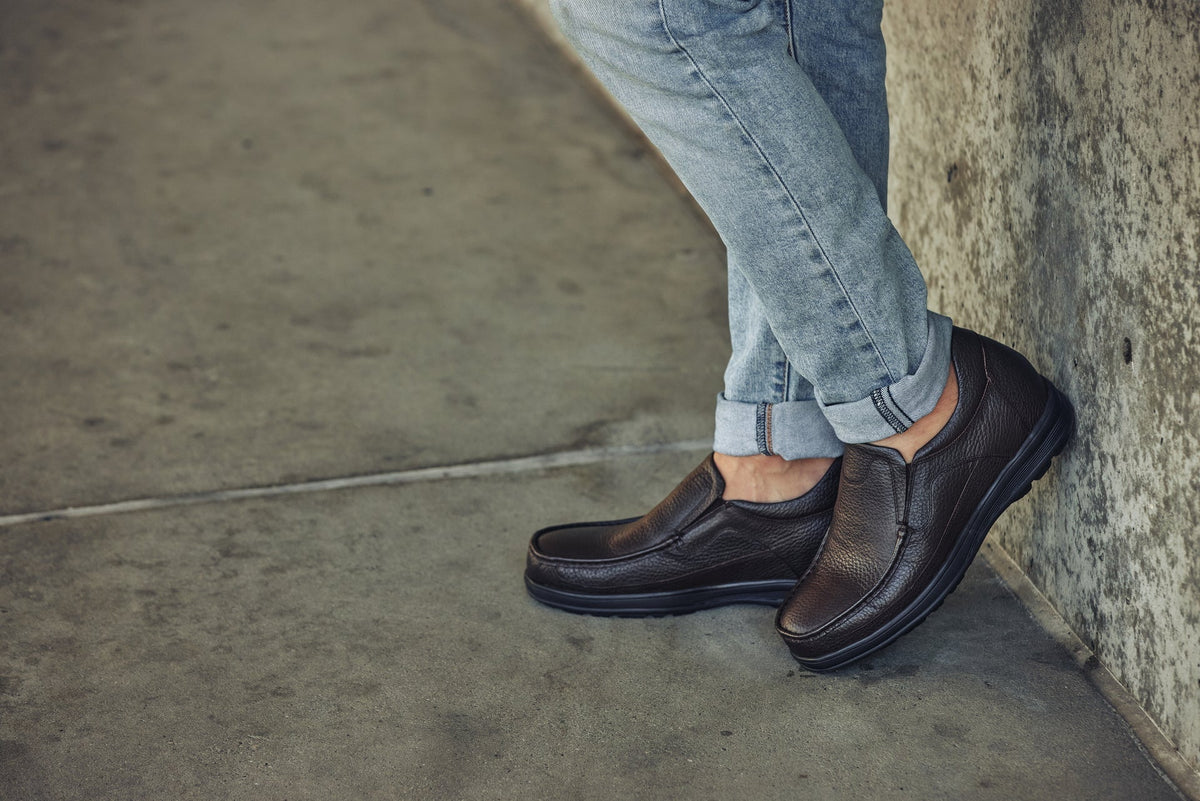CALTO - G1823 - 3 Inches Taller (Brown) - Lightweight Slip-On Loafer Dress ShoesCasualTorqelo.com