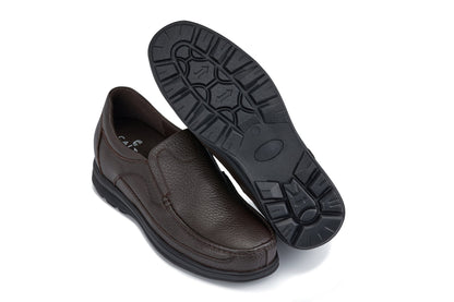 CALTO - G1823 - 3 Inches Taller (Brown) - Lightweight Slip-On Loafer Dress ShoesCasualTorqelo.com
