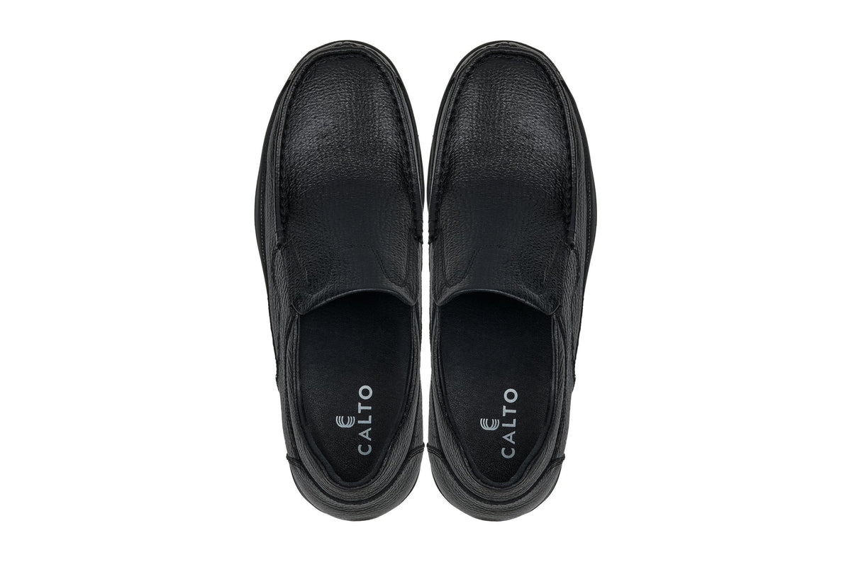 CALTO - G1825 - 3 Inches Taller (Black) - LightweightCasualTorqelo.com
