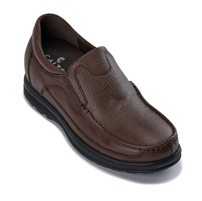 CALTO - G1827 - 3 Inches Taller (Brown) - LightweightCasualTorqelo.com