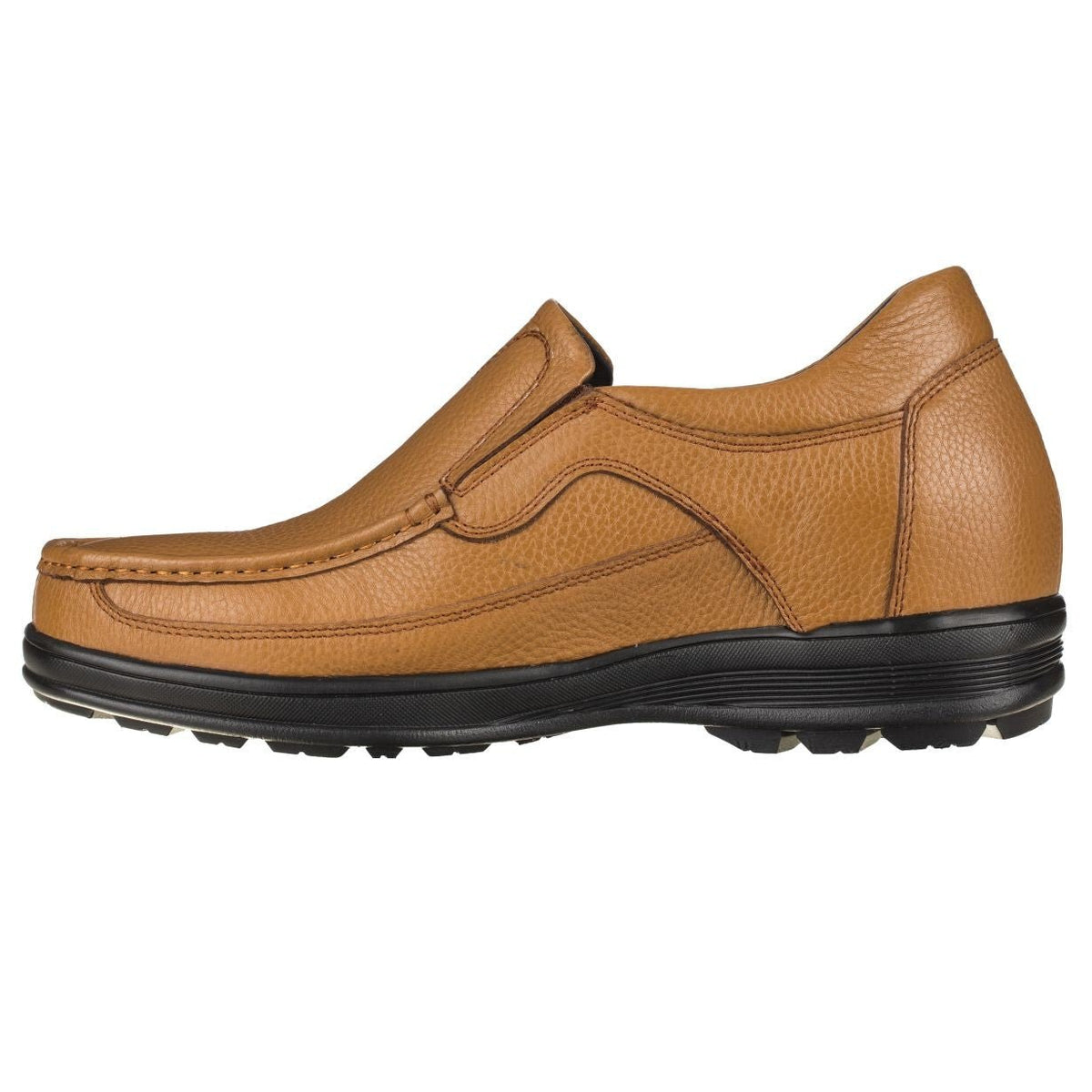 CALTO - G1829 - 3.2 Inches Taller (Tan Brown) - LightweightCasualTorqelo.com