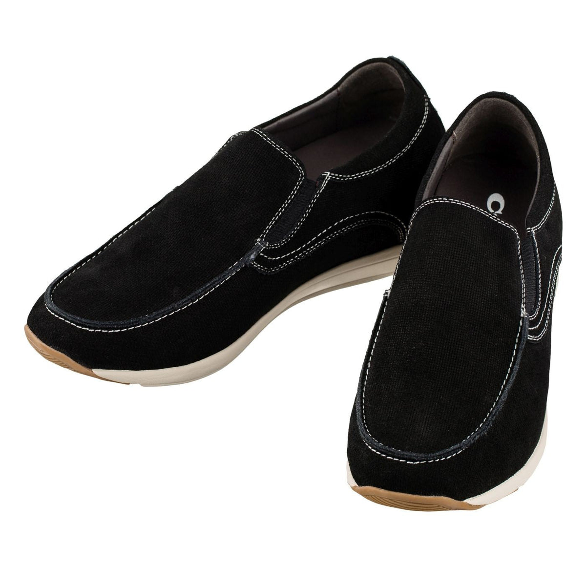 CALTO - G4903 - 2.8 Inches Taller (Nubuck Black) - Super LightweightCasualTorqelo.com