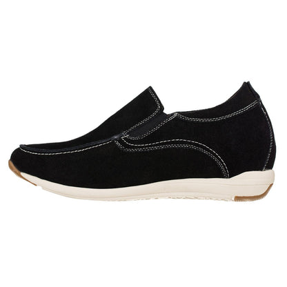CALTO - G4903 - 2.8 Inches Taller (Nubuck Black) - Super LightweightCasualTorqelo.com