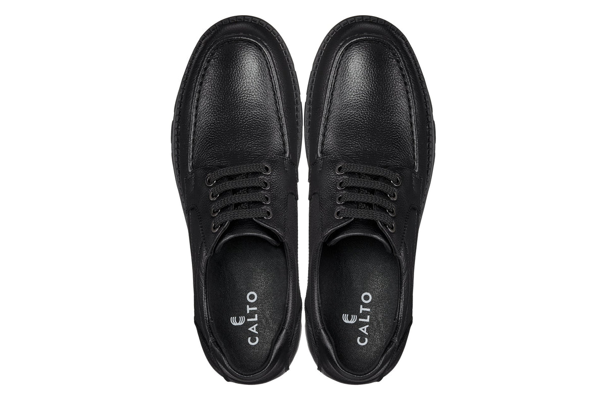 CALTO - G6381 - 3 Inches Taller (Black)CasualTorqelo.com