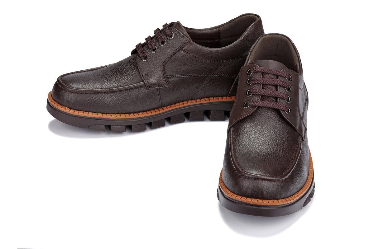 CALTO - G63811 - 3 Inches Taller (Dark Brown)CasualTorqelo.com