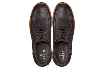 CALTO - G63811 - 3 Inches Taller (Dark Brown)CasualTorqelo.com