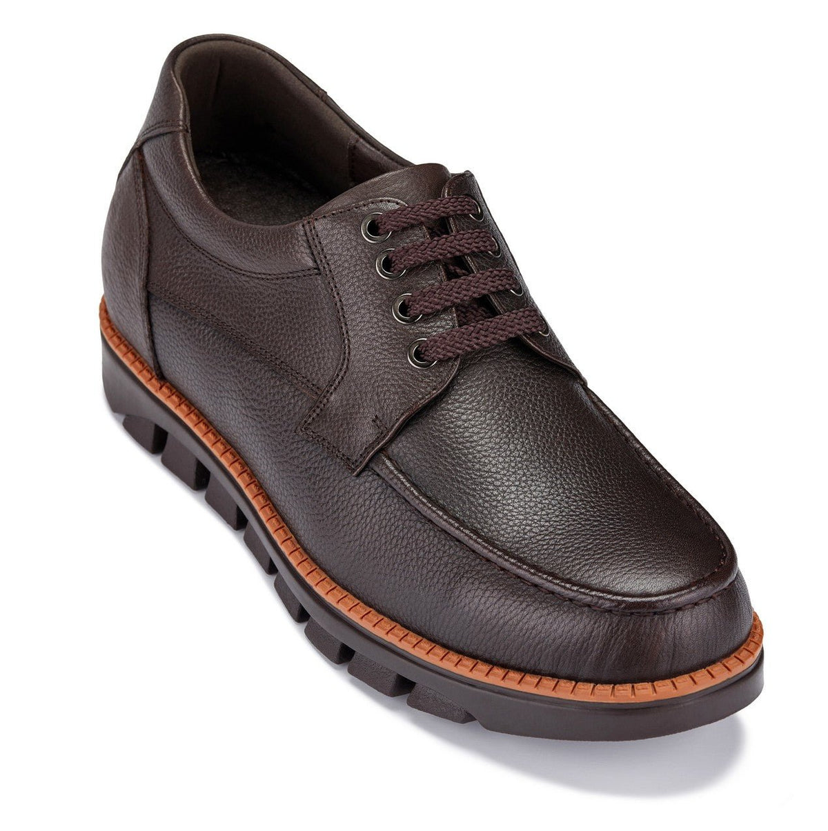 CALTO - G63811 - 3 Inches Taller (Dark Brown)CasualTorqelo.com