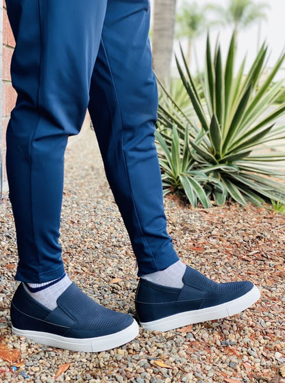CALTO - G63892 - 3 Inches Taller (Navy) - LightweightCasualTorqelo.com
