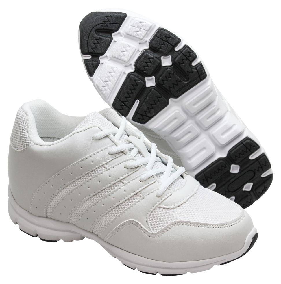 CALTO - G8818 - 3.2 Inches Taller (White) - Super LightweightSneakers / AthleticsTorqelo.com