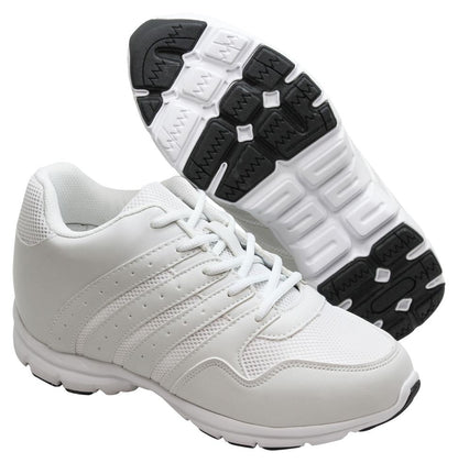CALTO - G8818 - 3.2 Inches Taller (White) - Super LightweightSneakers / AthleticsTorqelo.com