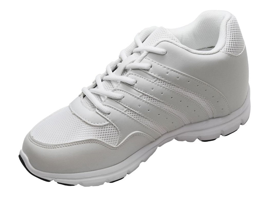 CALTO - G8818 - 3.2 Inches Taller (White) - Super LightweightSneakers / AthleticsTorqelo.com