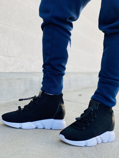 CALTO - H1721 - 3.2 Inches Taller (Black) - Ultra LightweightSneakers / AthleticsTorqelo.com