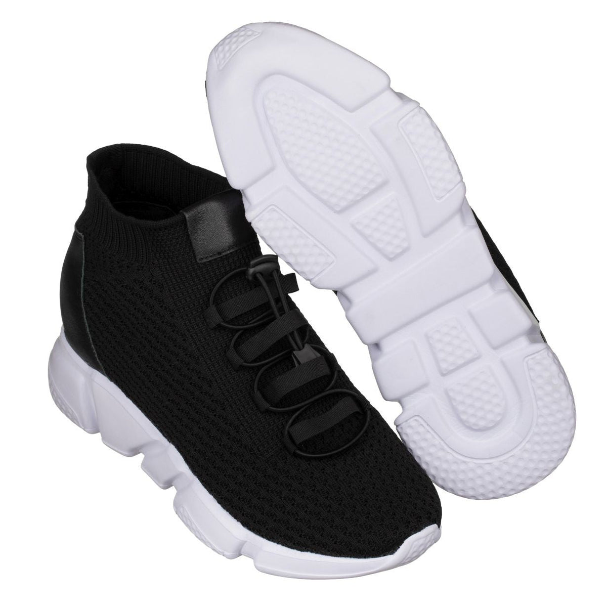 CALTO - H1721 - 3.2 Inches Taller (Black) - Ultra LightweightSneakers / AthleticsTorqelo.com