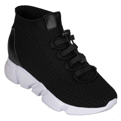 CALTO - H1721 - 3.2 Inches Taller (Black) - Ultra LightweightSneakers / AthleticsTorqelo.com