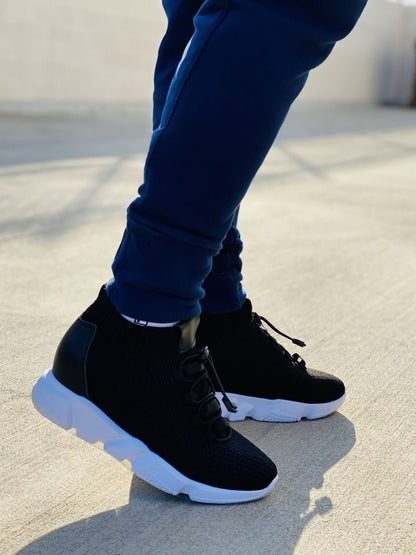 CALTO - H1721 - 3.2 Inches Taller (Black) - Ultra LightweightSneakers / AthleticsTorqelo.com