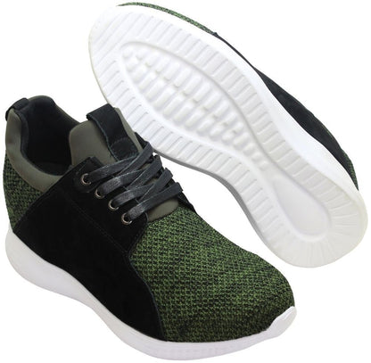 CALTO - H71921 - 3.2 Inches Taller (Army Green) - Super LightweightSneakers / AthleticsTorqelo.com