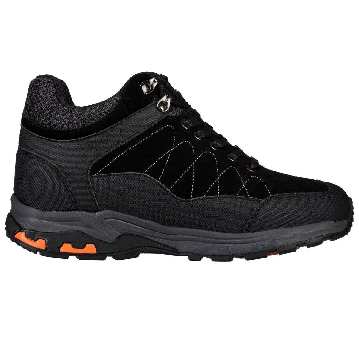 CALTO - H75470 - 3.2 Inches Taller (Black) - Hiking Style BootsSneakers / AthleticsTorqelo.com