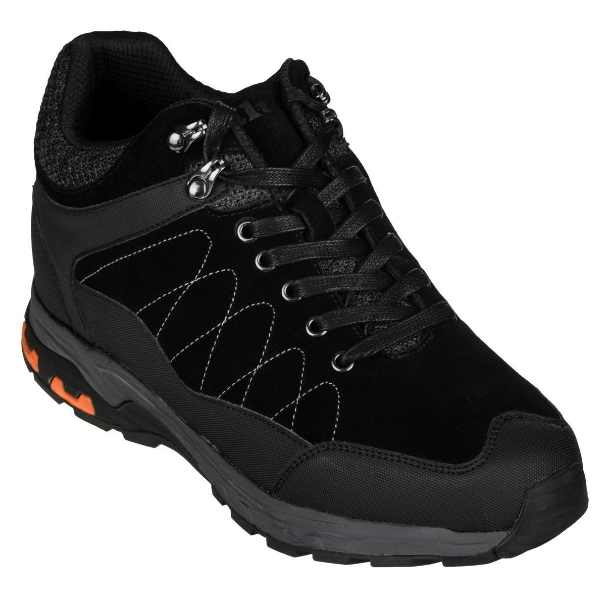 CALTO - H75470 - 3.2 Inches Taller (Black) - Hiking Style BootsSneakers / AthleticsTorqelo.com