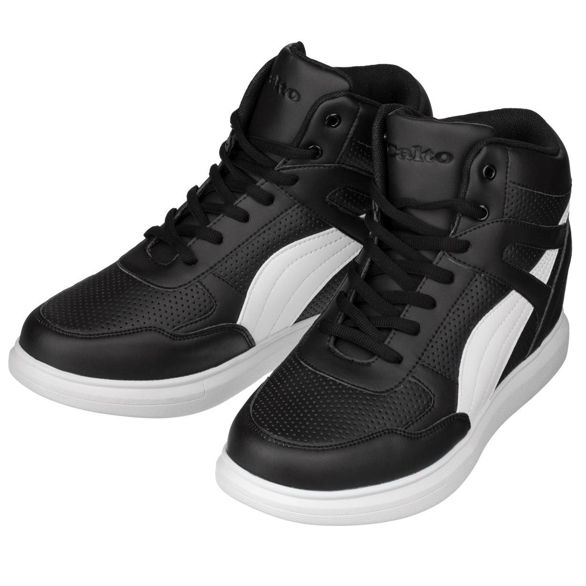 CALTO High-Top Sneaker Elevator Shoes - 3.8 Inches - H71901Sneakers / AthleticsTorqelo.com